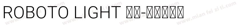 ROBOTO LIGHT 常规字体转换